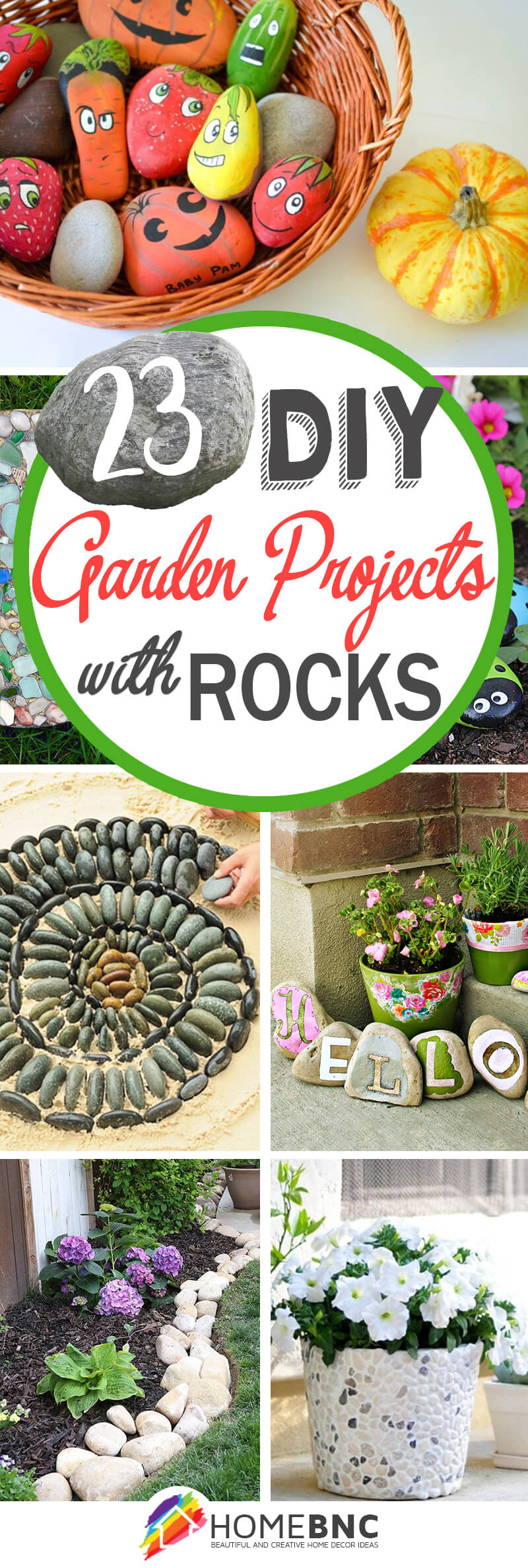 23 Best DIY Garden Ideas And Designs With Rocks For 2018