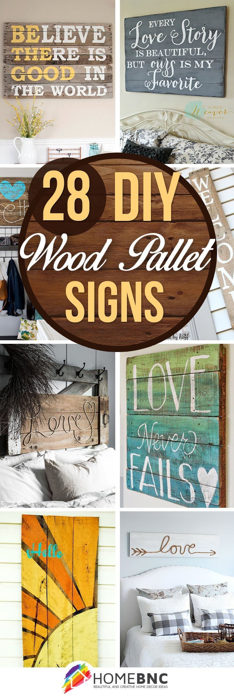 28 Best DIY Pallet Signs Ideas and Designs for 2019