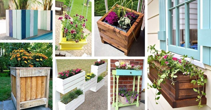 Featured image for 32 DIY Pallet and Wood Planter Box Ideas for Your Garden