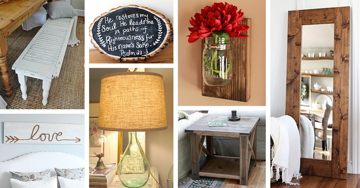 39 Best DIY  Rustic Home  Decor Ideas  and Designs for 2019