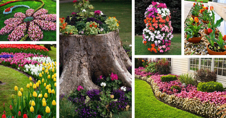 Featured image for 27 Gorgeous and Creative Flower Bed Ideas to Try