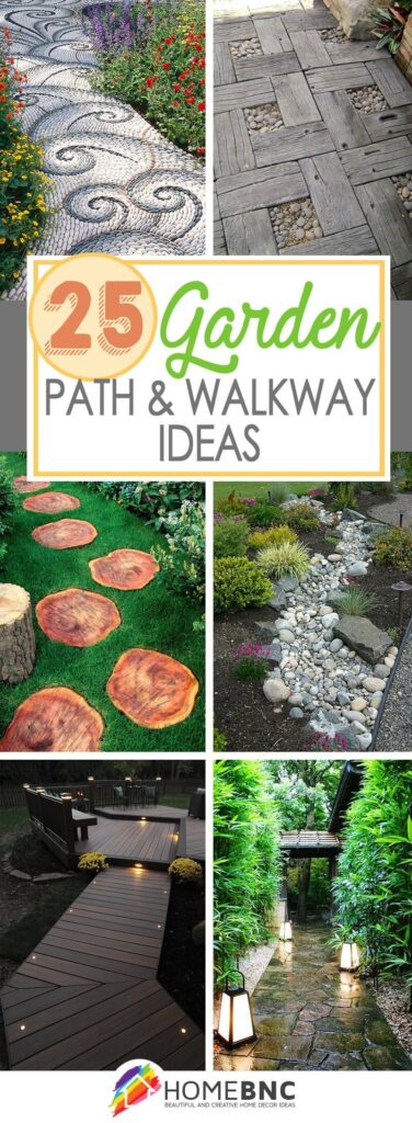 Garden Path and Walkway Ideas — Homebnc