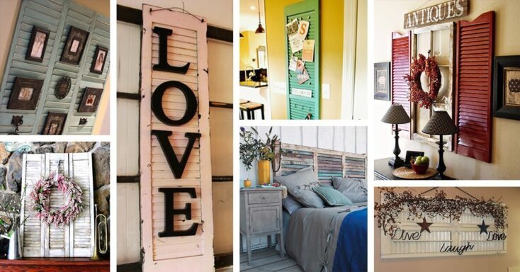Featured image for 50+ Ways Decorating with Old Shutters Can Make Your Home Charming