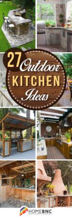 Outdoor Kitchen Ideas Pinterest Share Homebnc 150x449 