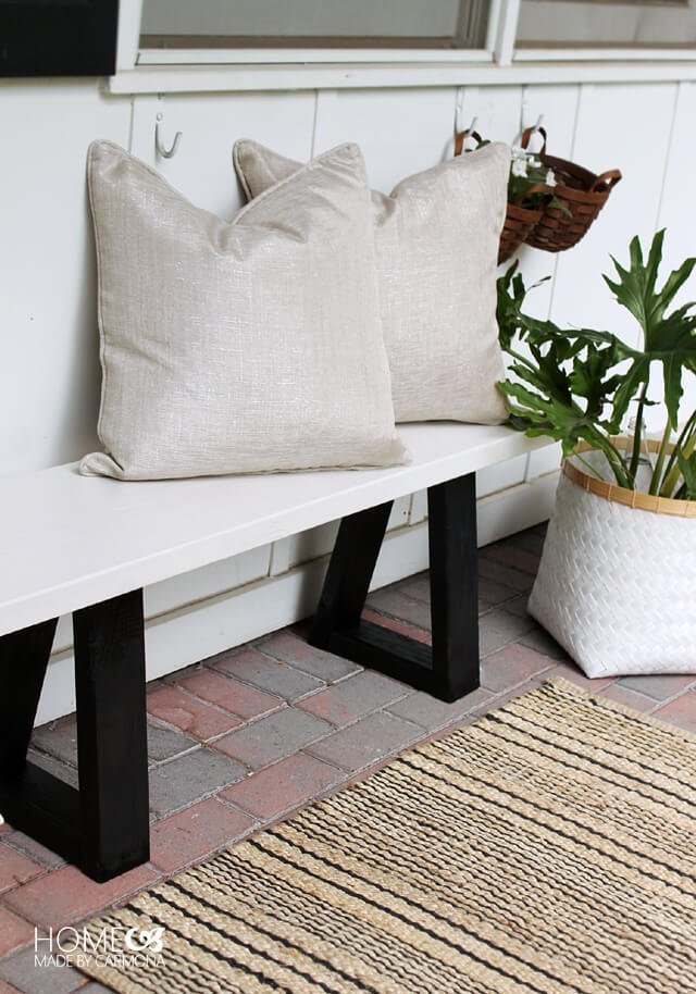 Modern and Chic Patio Bench