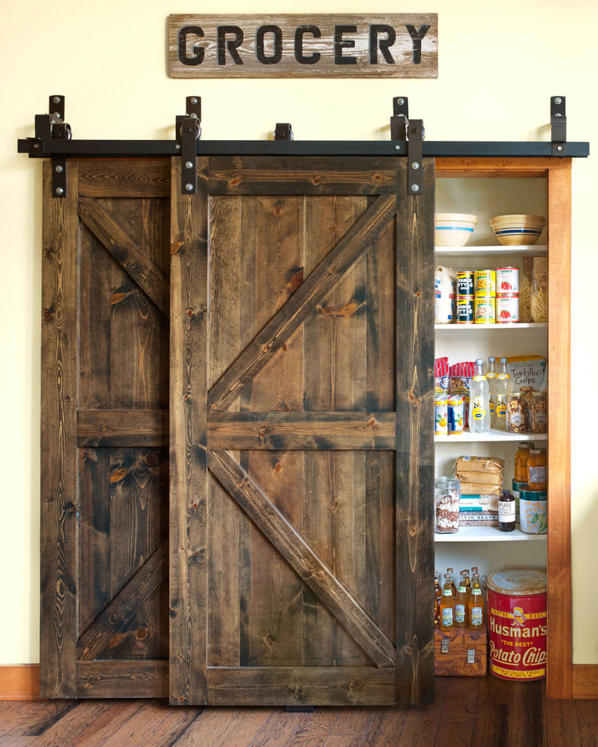 Dreamy Deadwood Style Pantry Doors