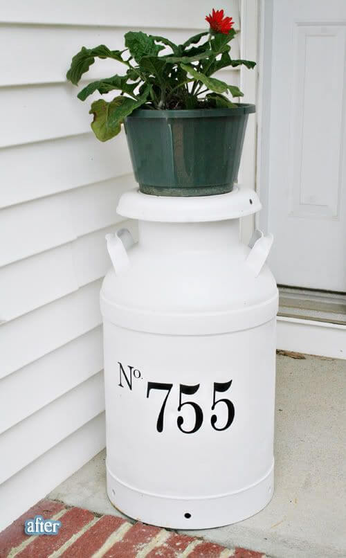 A Milk Jug Creation For Your Porch