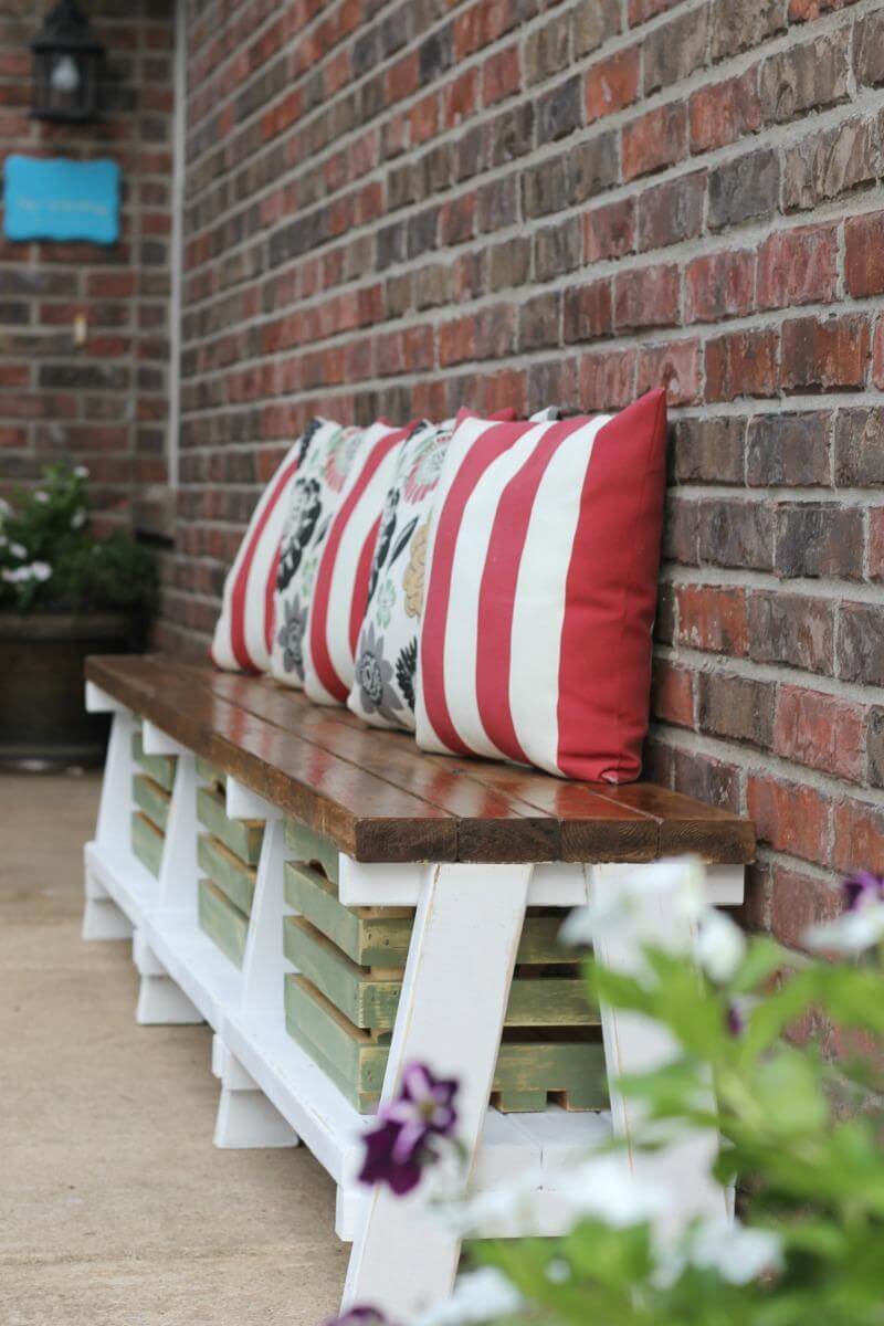 Rustic Multi-Purpose Storage Crate Bench