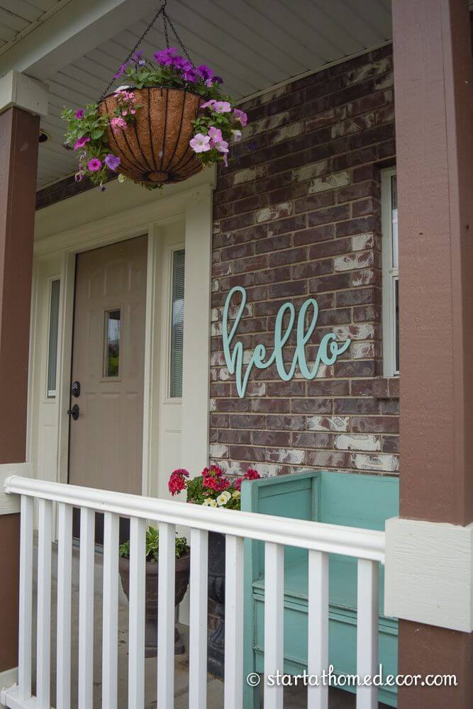 15 Amazing DIY Welcome Signs for Your Front Porch - Style 