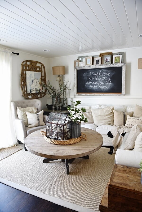 35 best farmhouse living room decor ideas and designs for 2019