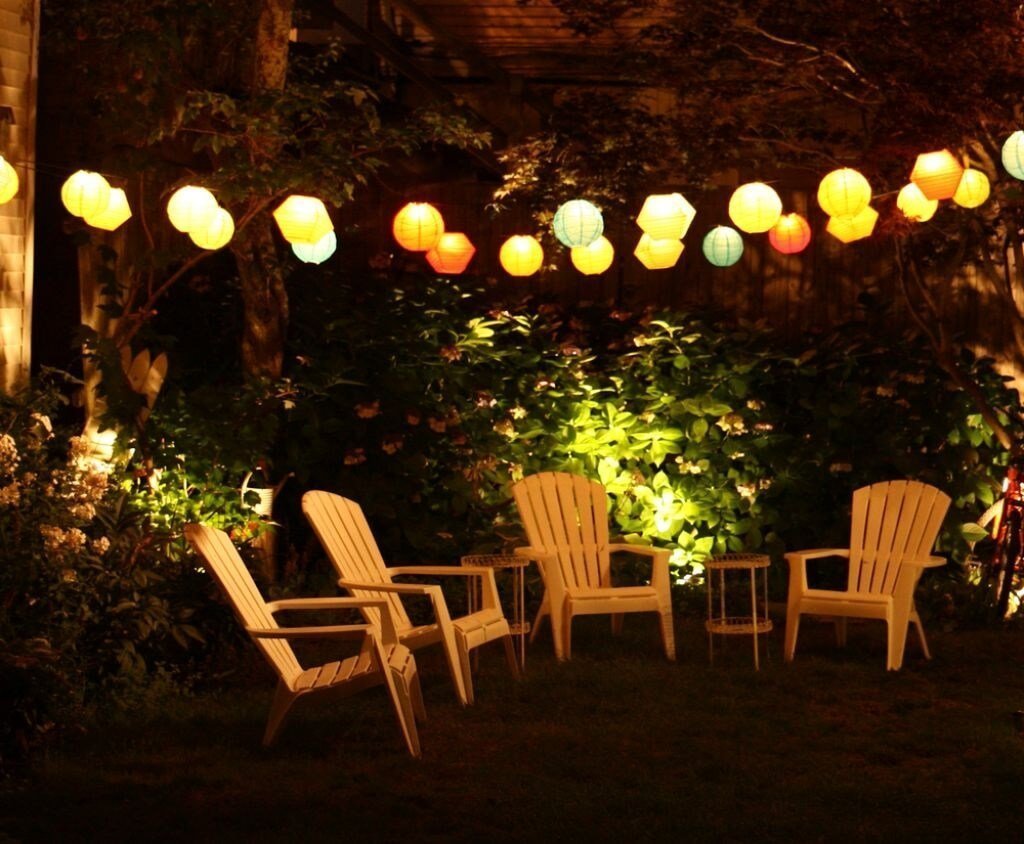 outside party lanterns