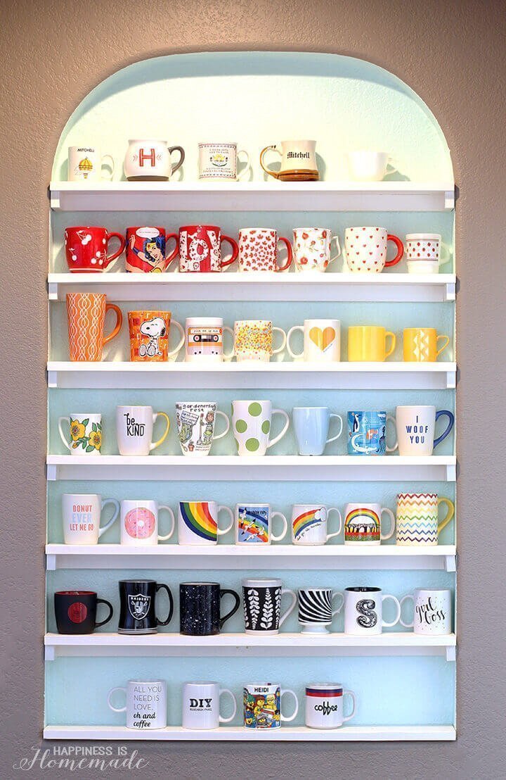 24 Best Coffee Mug Organization Ideas And Designs For 2020   24 Coffee Mug Holders Homebnc 