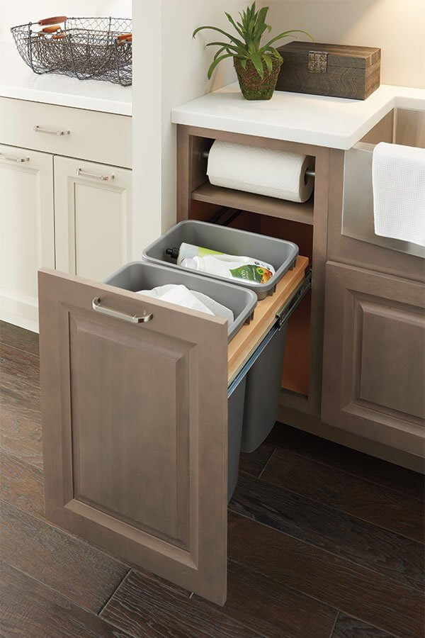 Custom Pull Out Kitchen Garbage Pails