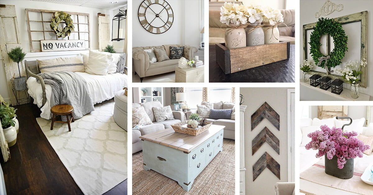 35 best farmhouse living room decor ideas and designs for 2019