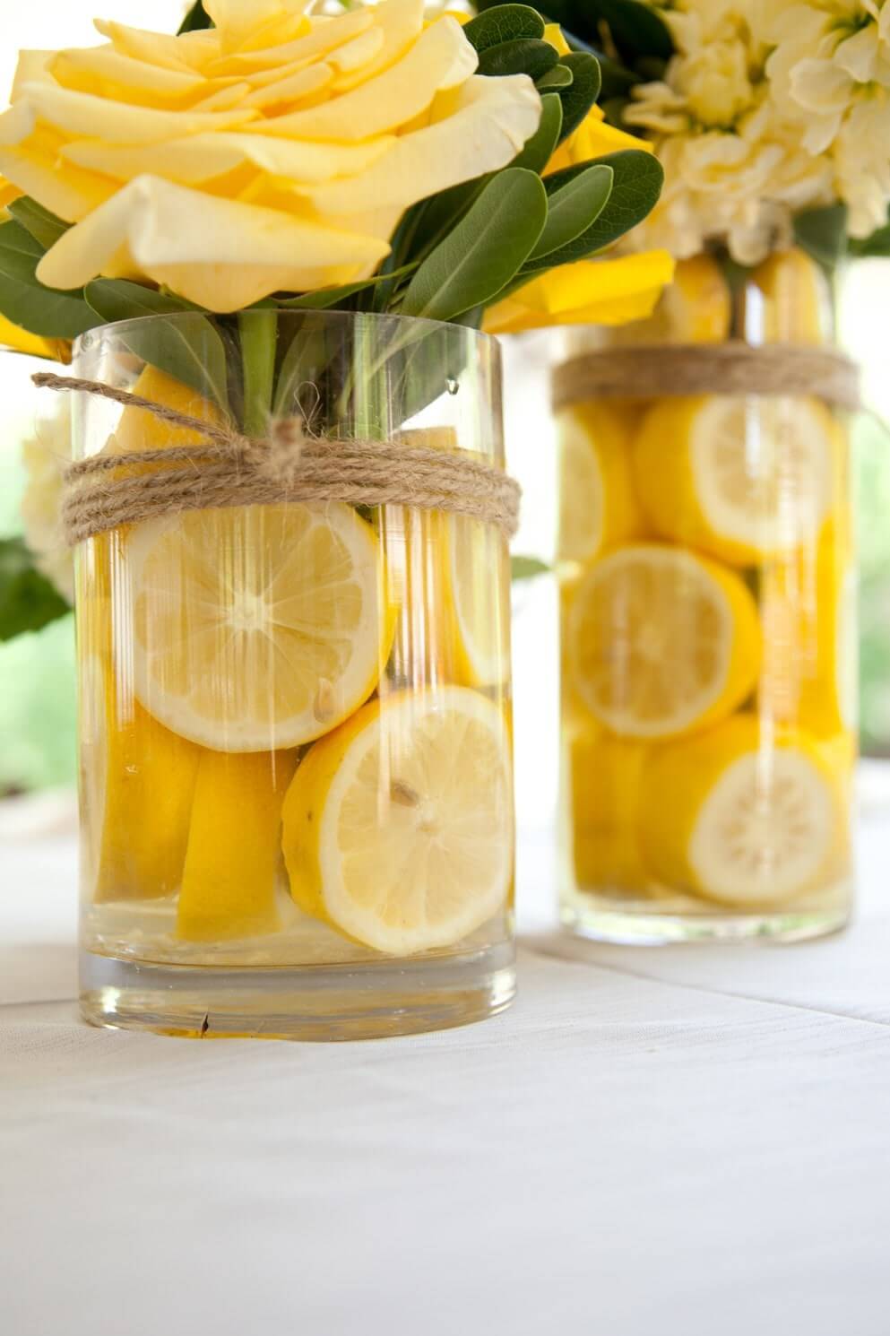 Summery Citrus Bouquet Vases