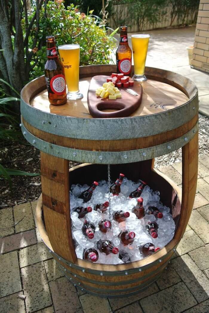 38 Best Reusing Old Wine Barrel Ideas, How To Make A Fire Pit Out Of Wine Barrel