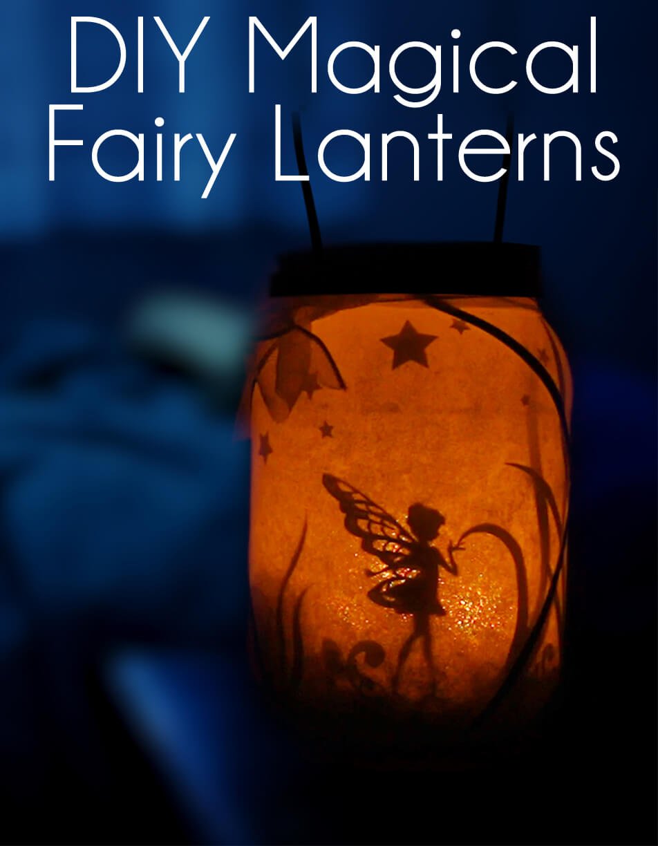 Fun Paper Cutout DIY Magical Fairy Lantern