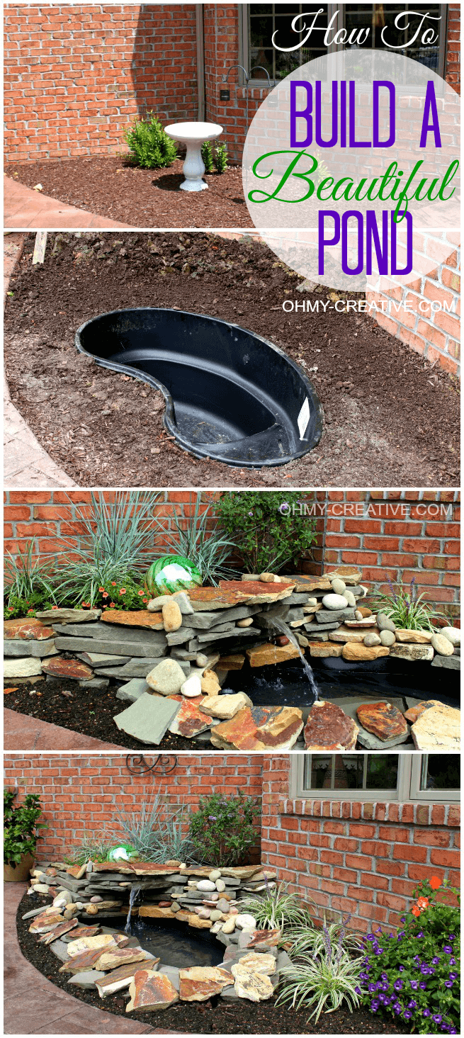 DIY Stone Serenity Pond