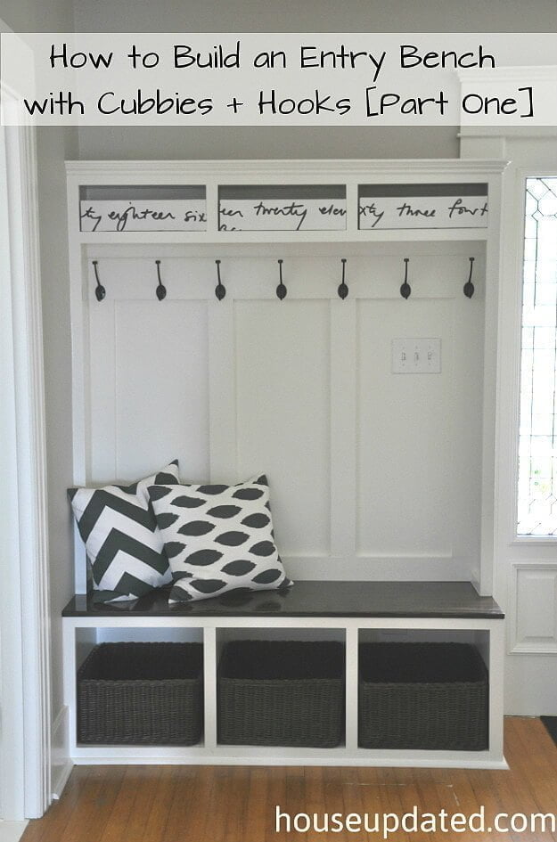 25 Best DIY Entryway Bench Projects (Ideas and Designs ...