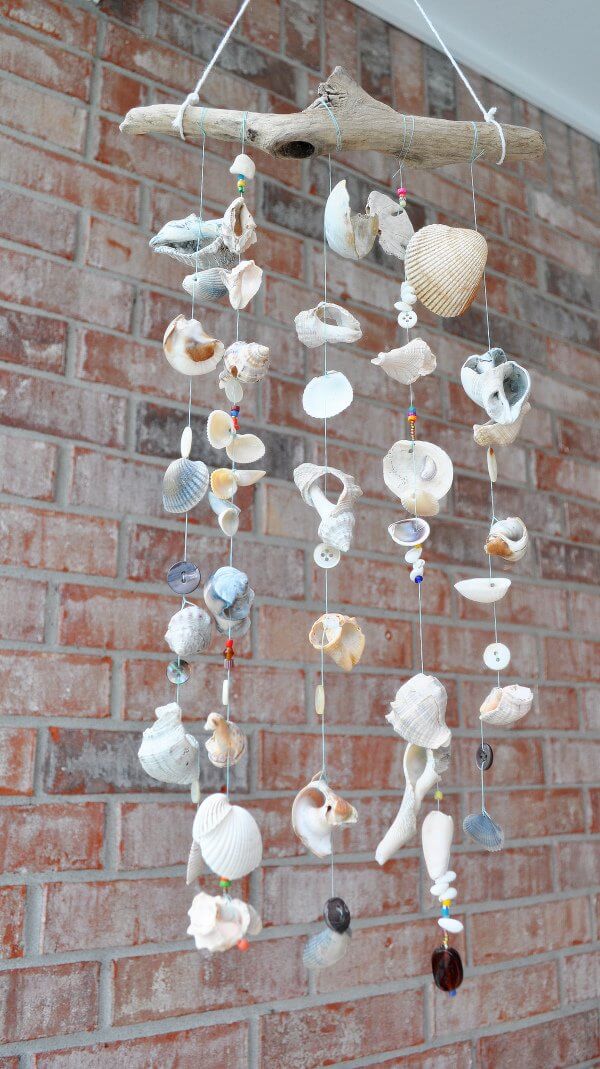 A Seashell Wind Chime for Your Porch