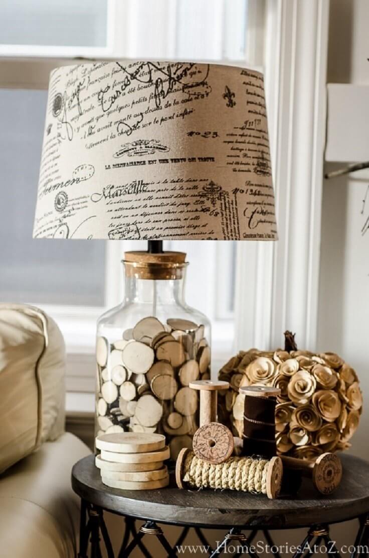 Bits & Bobs Glass Bottle Lamp