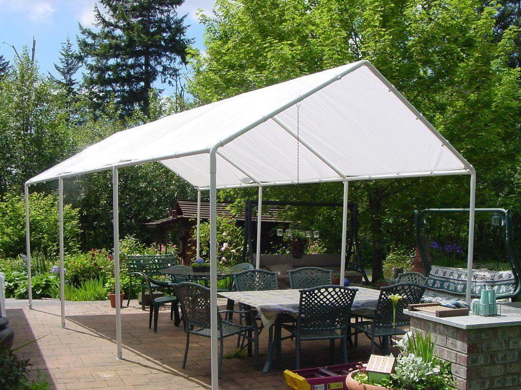 Backyard sail shade ideas