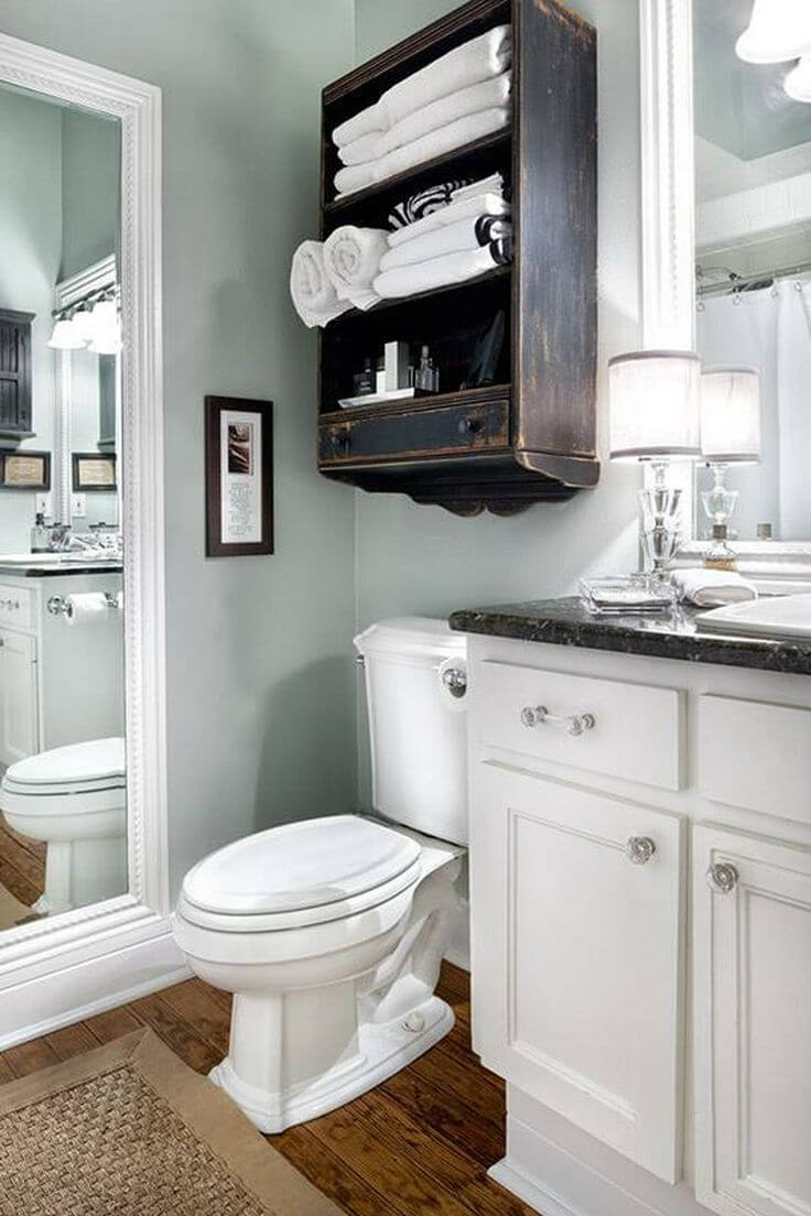 towel storage for small bathroom