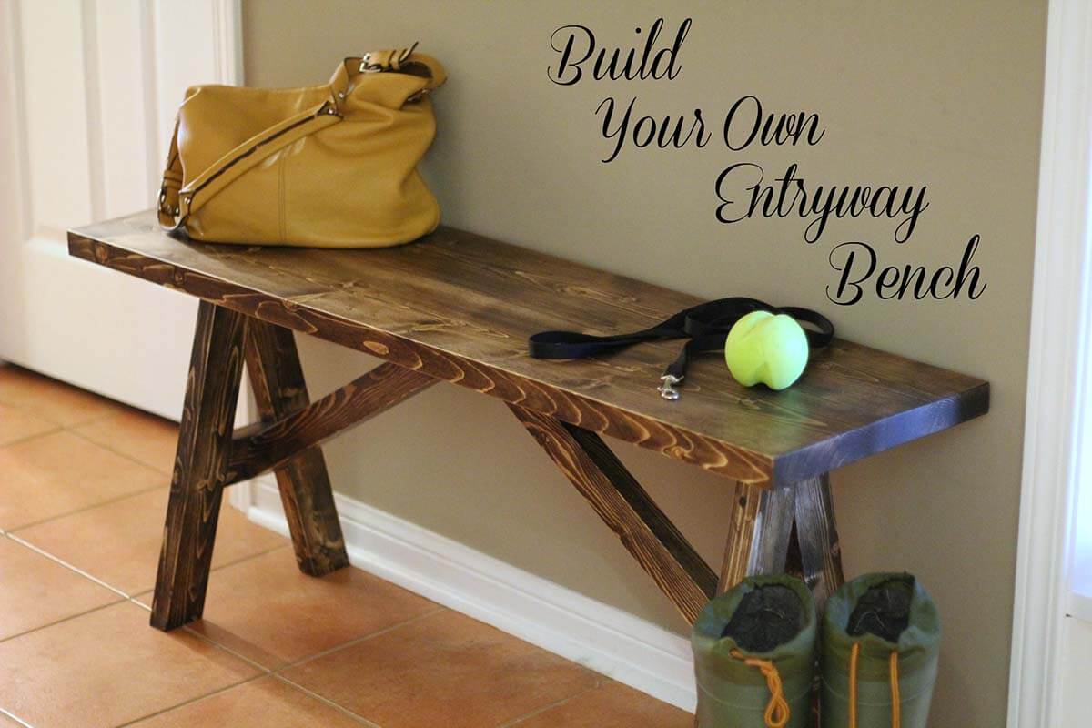 25 Best DIY Entryway Bench Projects (Ideas and Designs ...