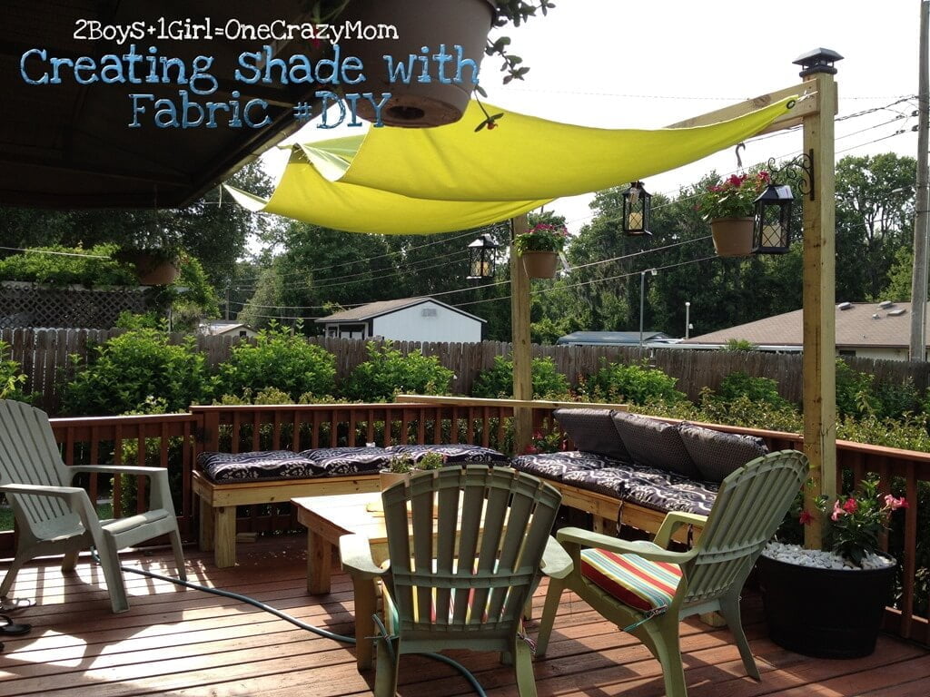 Simple Fabric Sun Shade