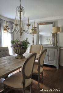 Dining Room With Plush Chairs And Credenza Homebnc