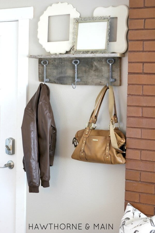 Keys To Your Home DIY Hat Rack