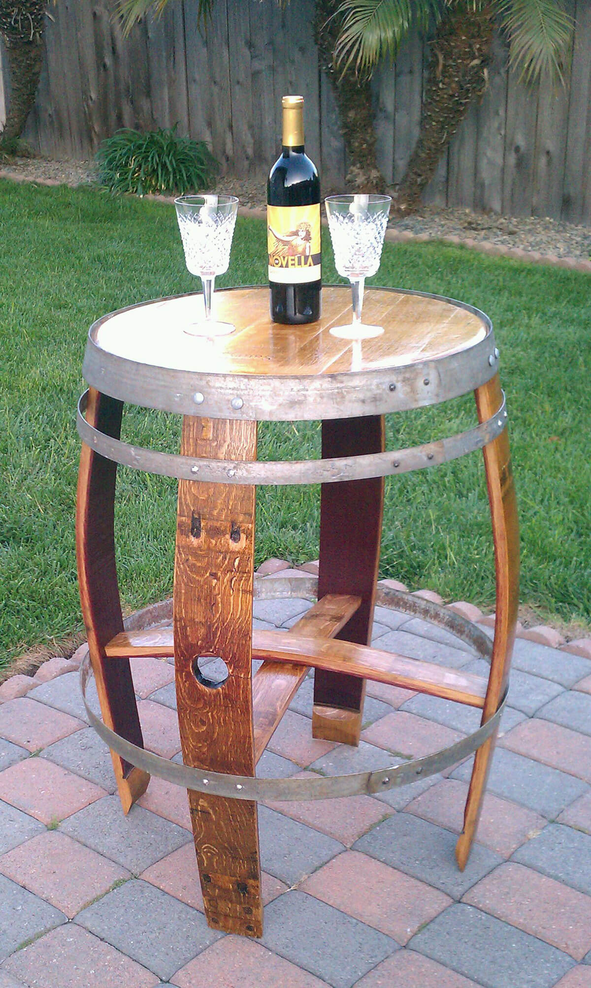 Cocktail Hour Elegant Barrel Table