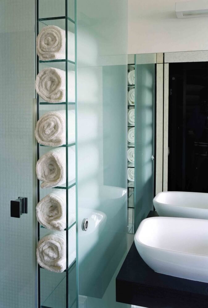 bath towel storage