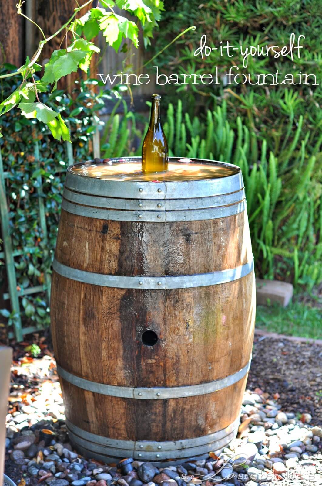 Nectar Of The Gods Wine Barrel Fountain