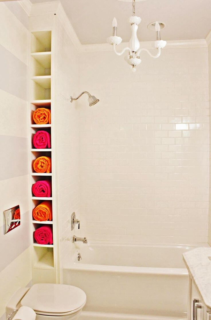 towel holder ideas for small bathroom