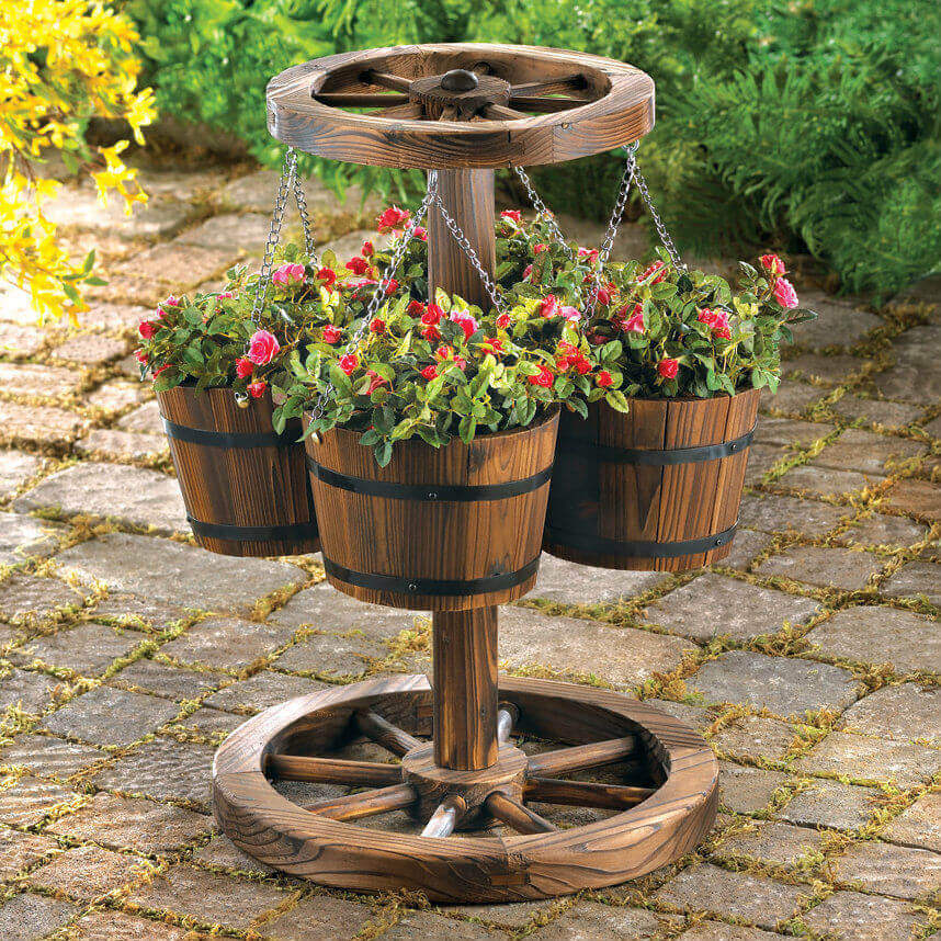 45 Best Outdoor Hanging Planter Ideas, Outdoor Hanging Basket Plant Stands