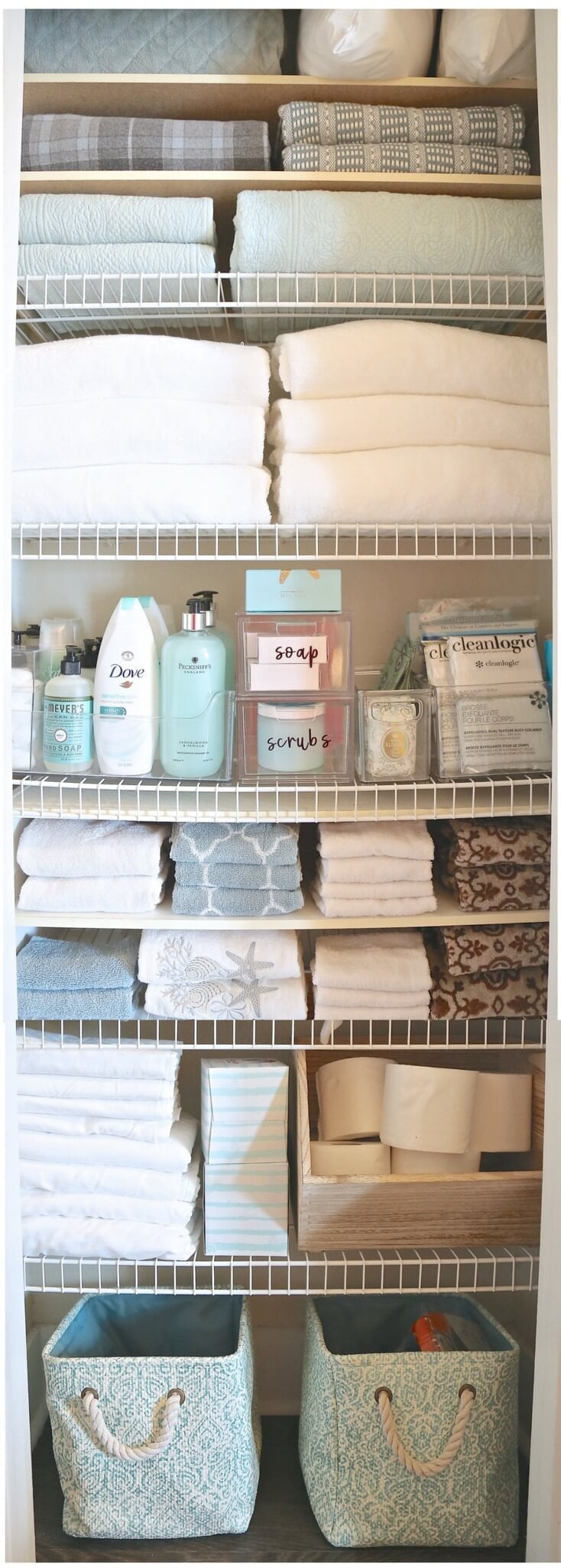 bathroom towel storage shelf