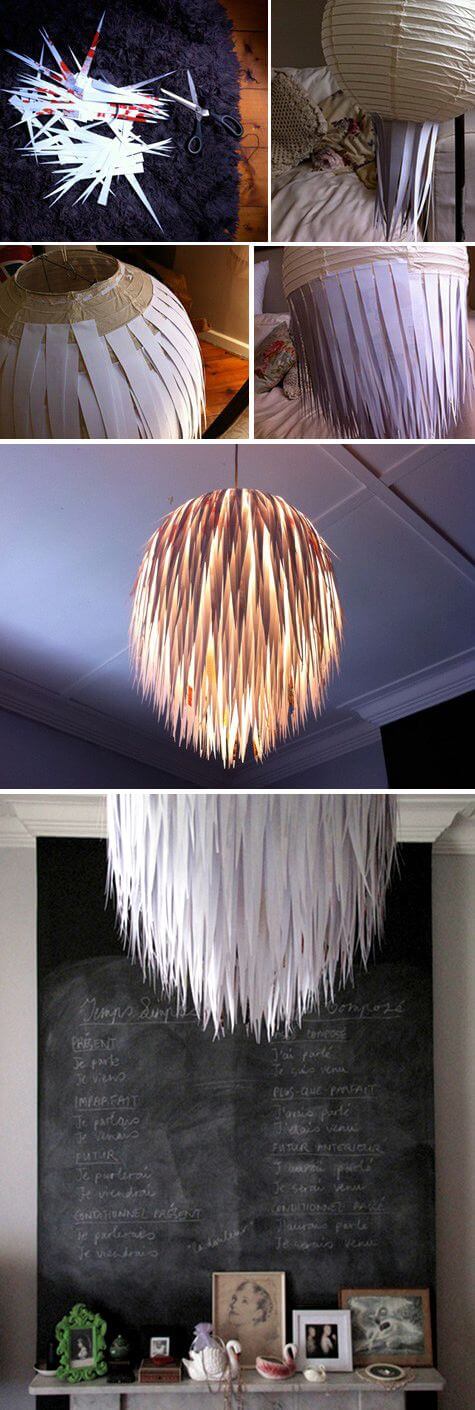 34 Best Diy Lamp And Shade Ideas, Diy Ceiling Light Shades