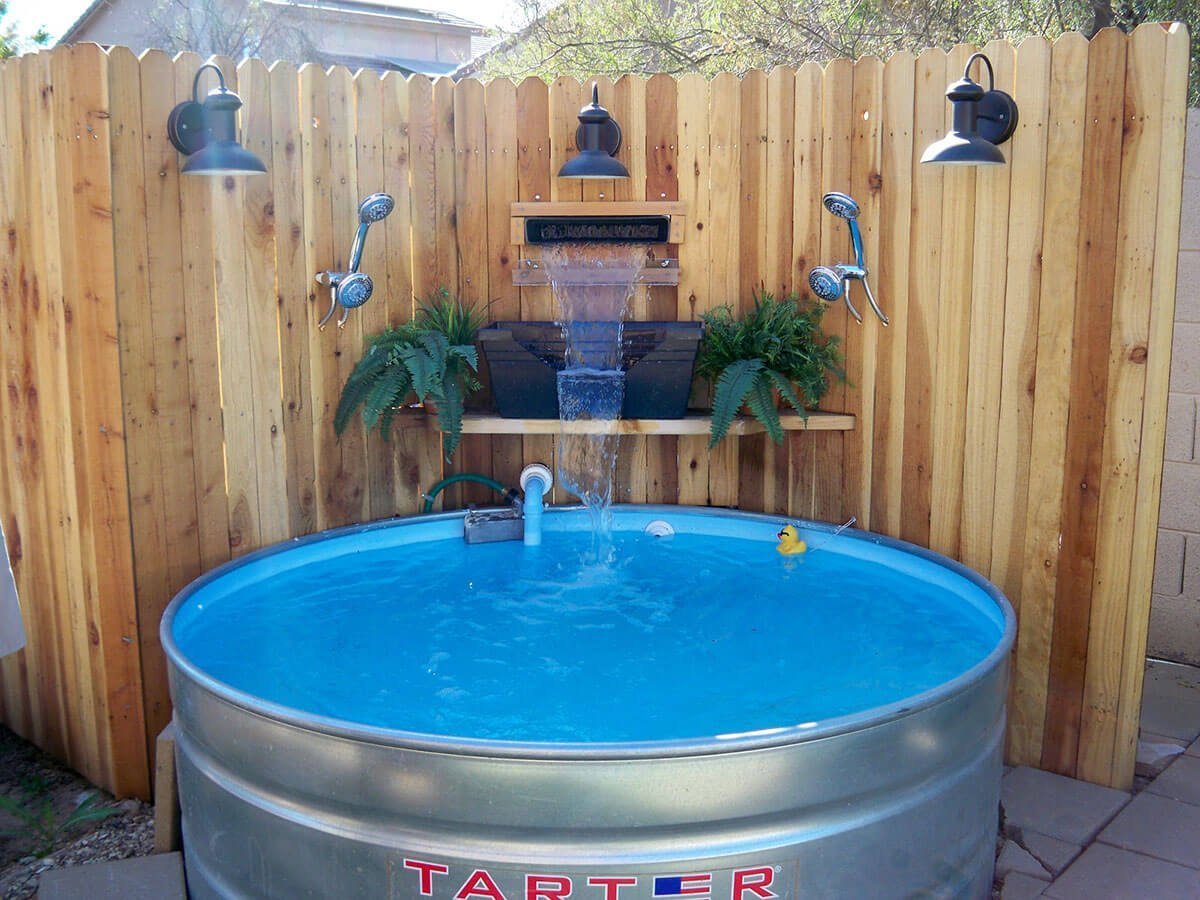 diy garden pool