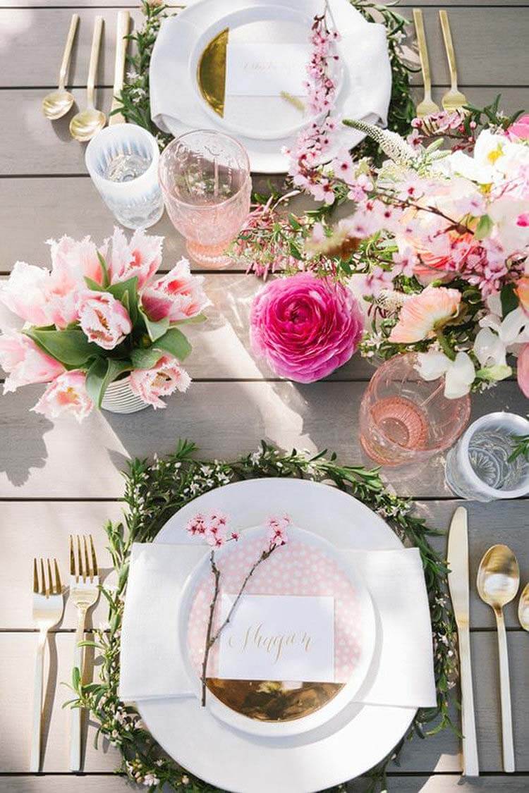 bijzonder Elegant Cherry Blossom Toegediend bloemstukken