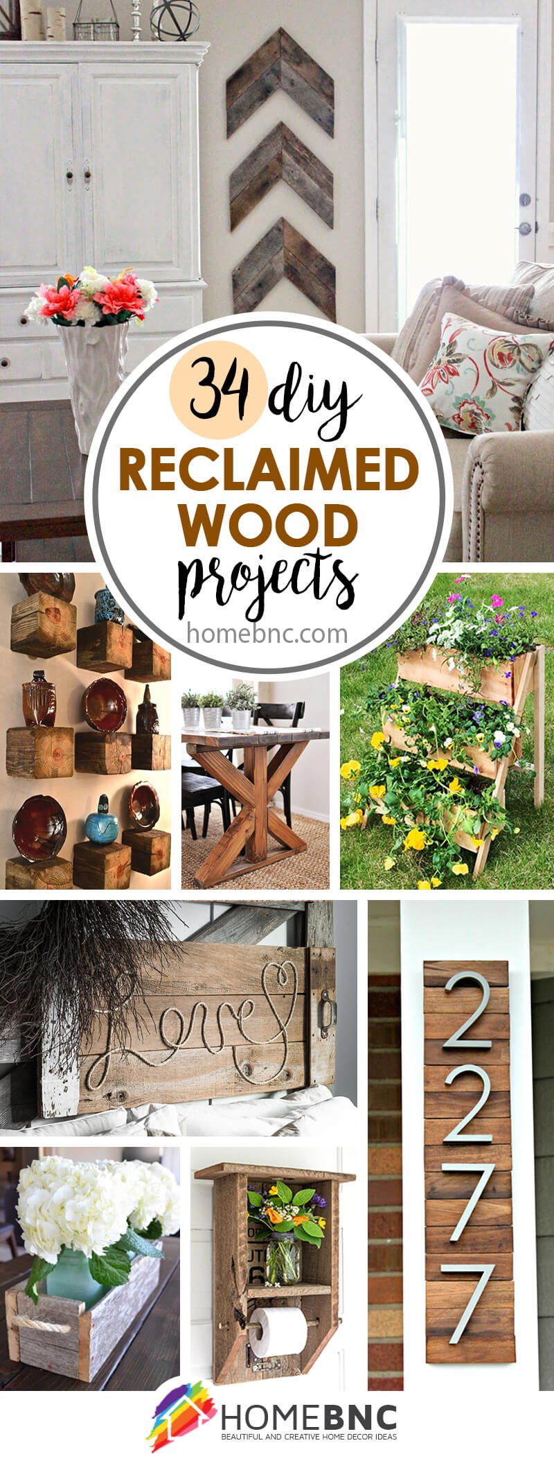 34 DIY Reclaimed Wood Projects (Ideas and Designs) for 2021