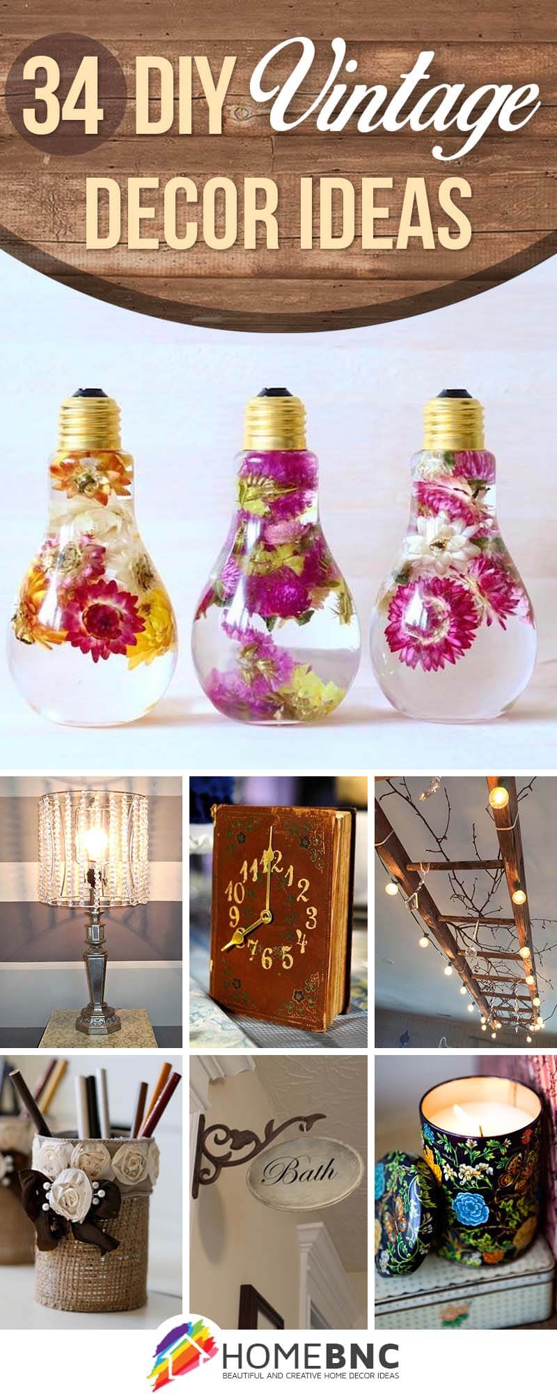 34 Best DIY Vintage Decor Ideas and Projects for 2020