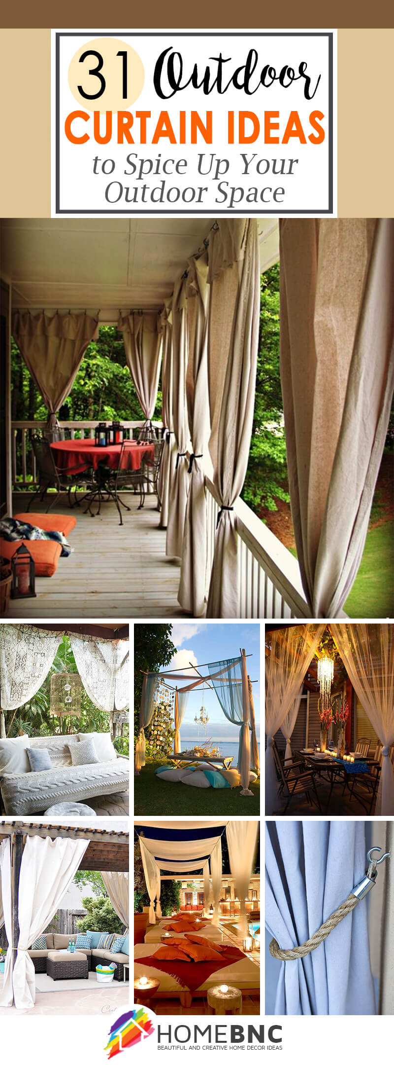 Outdoor Curtain Decorations