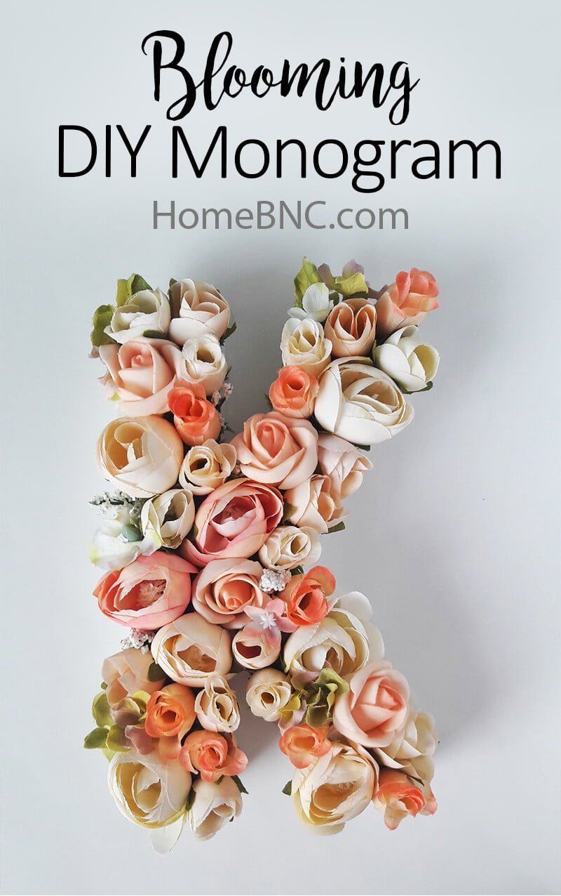 Blooming DIY Monogram