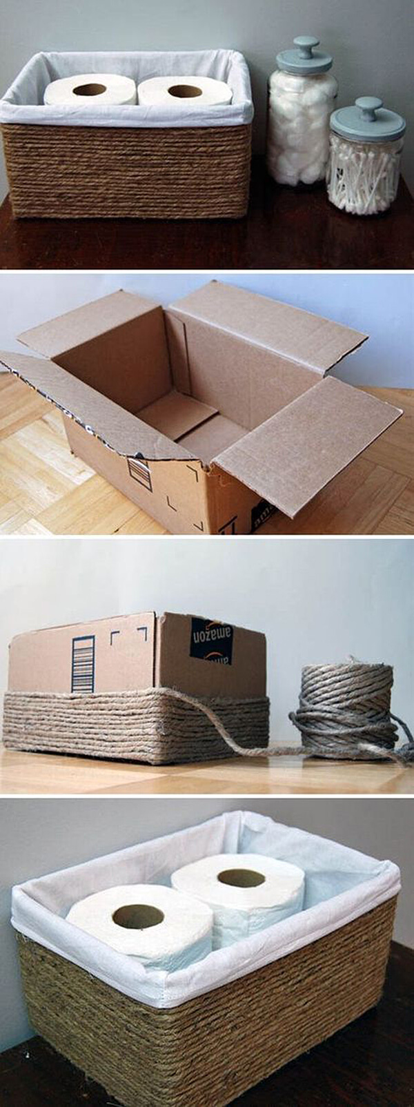 A Box Transformed into a Storage Unit