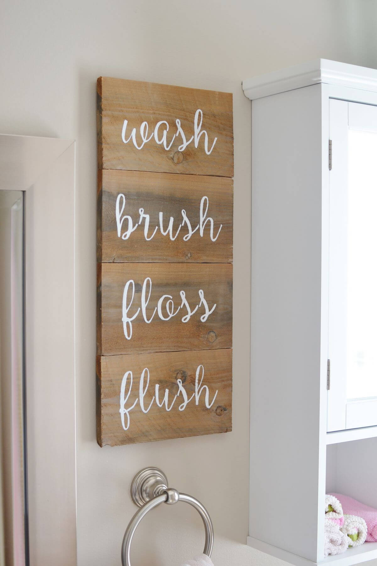 Cursively Yours Handwritten Pallet Sign