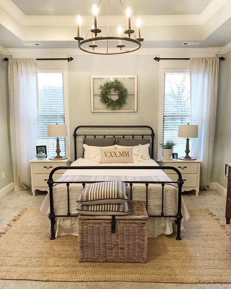 Gallery Wall Farmhouse Bedroom