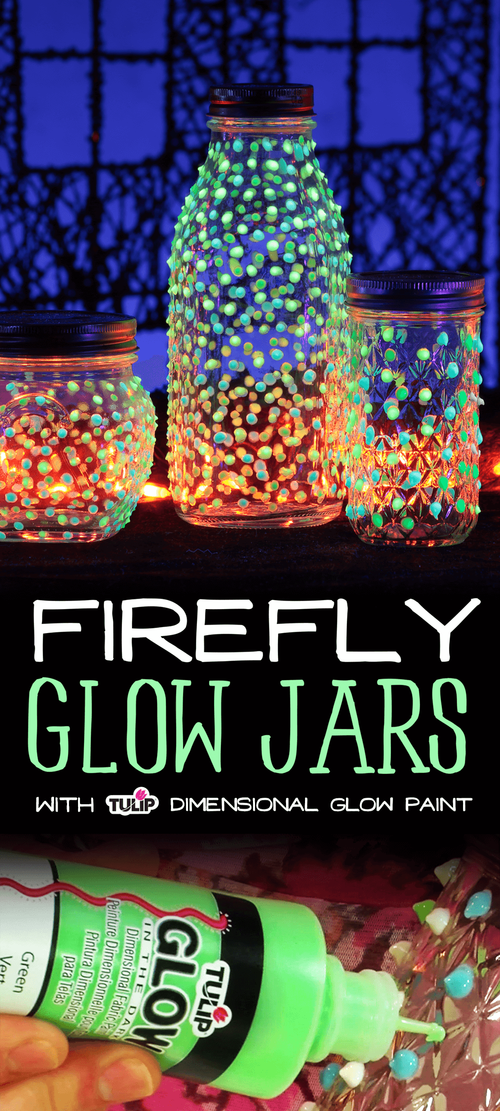 Light up the Night with Firefly Glow Jars