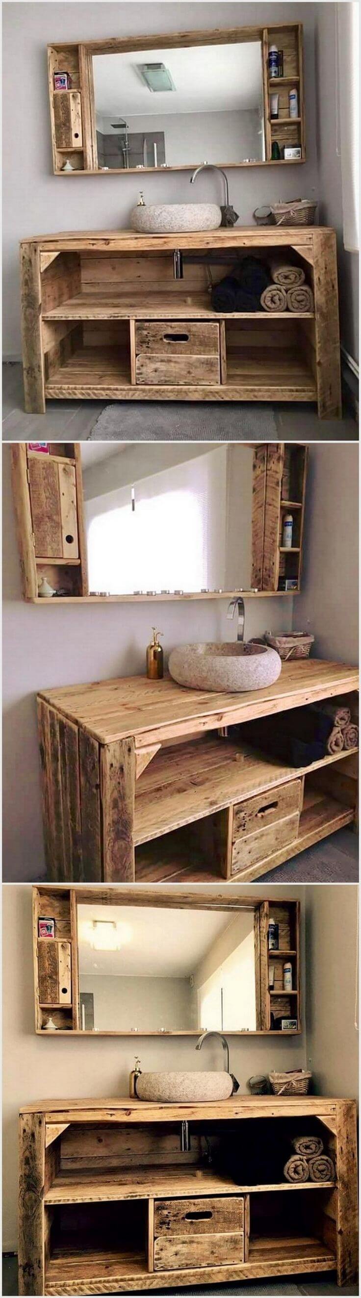 25 Best Bathroom Pallet Projects Ideas And Designs For 2021