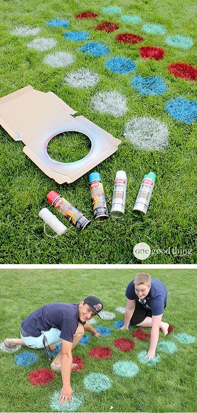 Simple Outdoor Spray Paint Twister